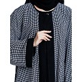 Shrug combo abaya-Printed shrug with black inner Shrug combo abaya-Printed shrug with black inner